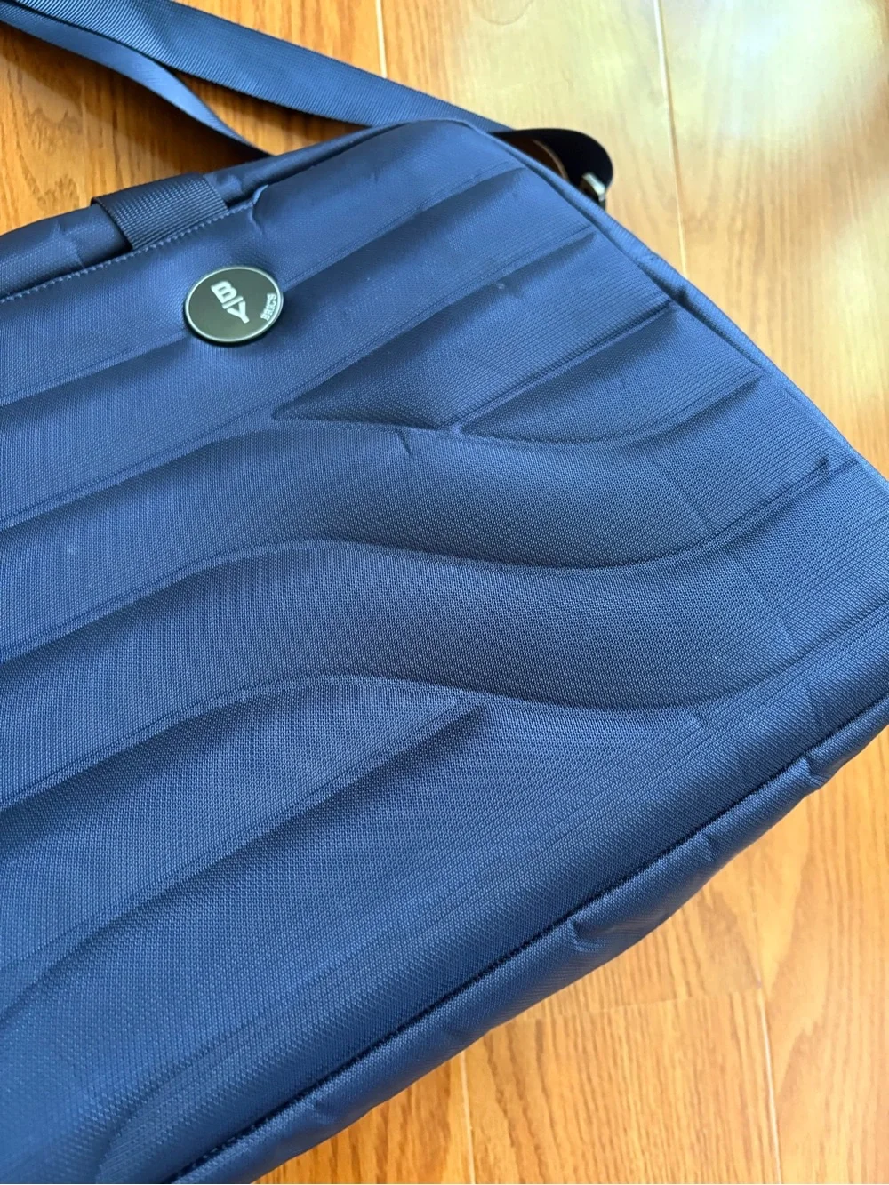 Brics Ulisse Navy Travel Bag with Shoulder strap